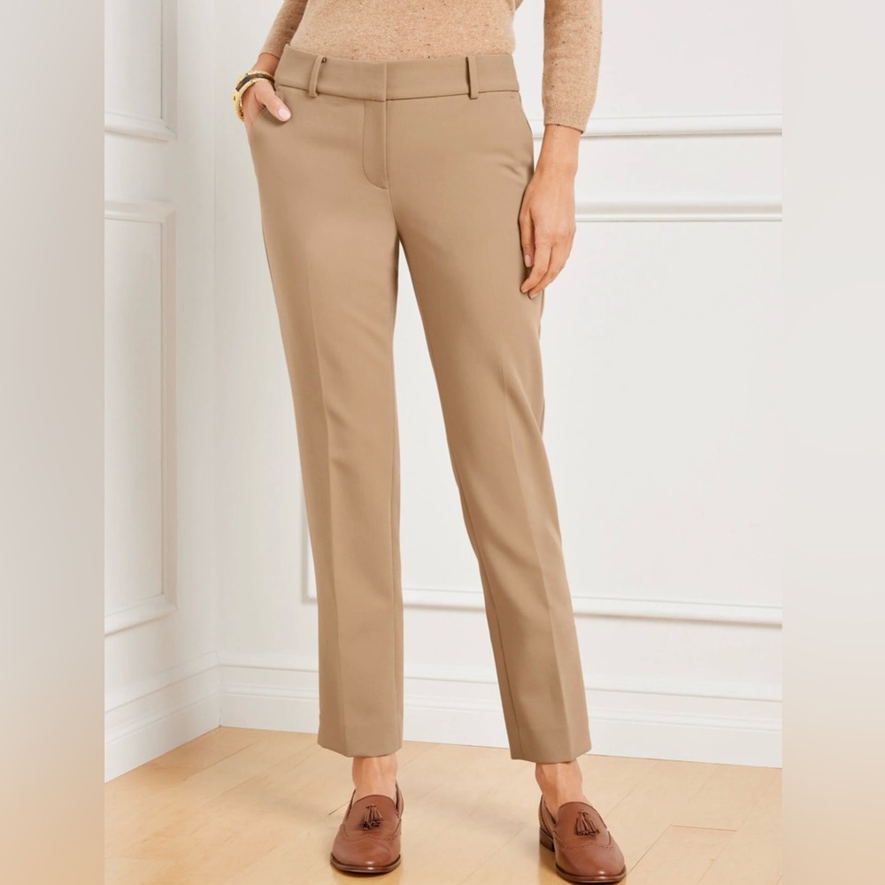 NWT Talbots Hampshire Straight Leg Ankle Length Pants